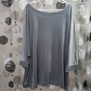 Velvet grey shirt